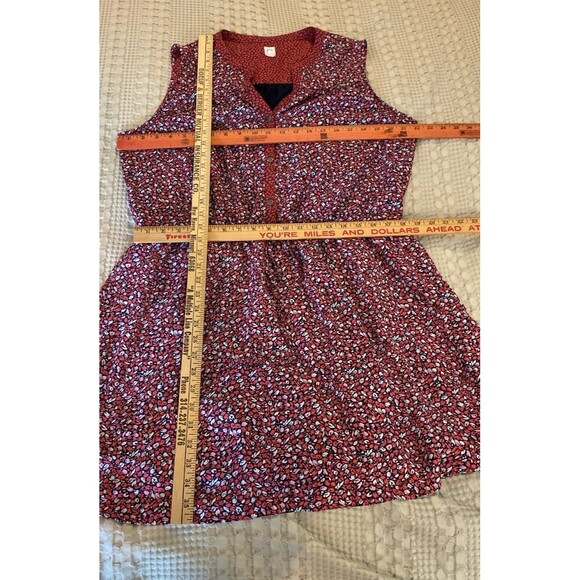 Gap Dress Plus Size XL Sleeveless Drawstring Waist Pockets Lined Flowy Cool - Picture 11 of 12